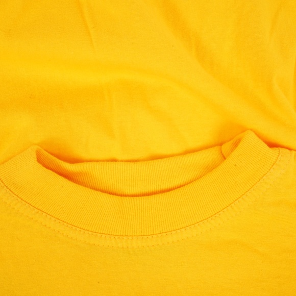 Vintage Yellow Tshirt with Rad Interncial Bike Shirt Size M - Picture 5 of 7
